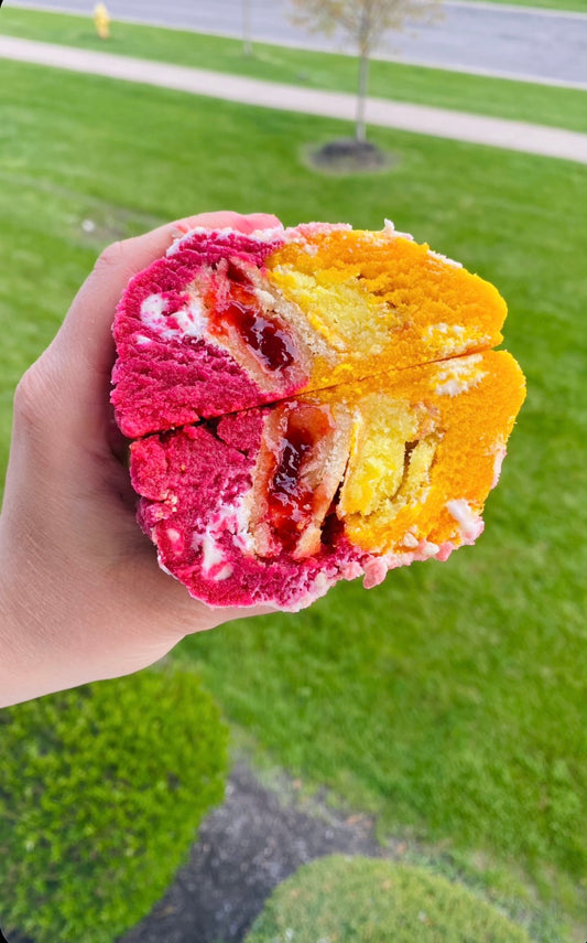 Strawberry Lemonade Stuffed Cookie Recipe