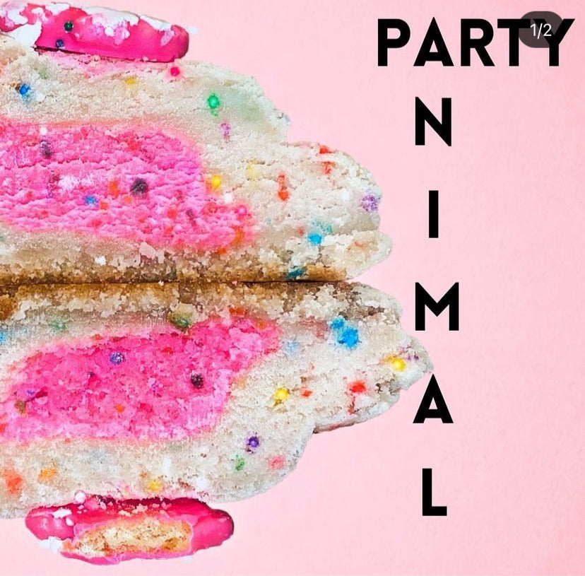 Party Animal Cookie Recipe (VEGAN)