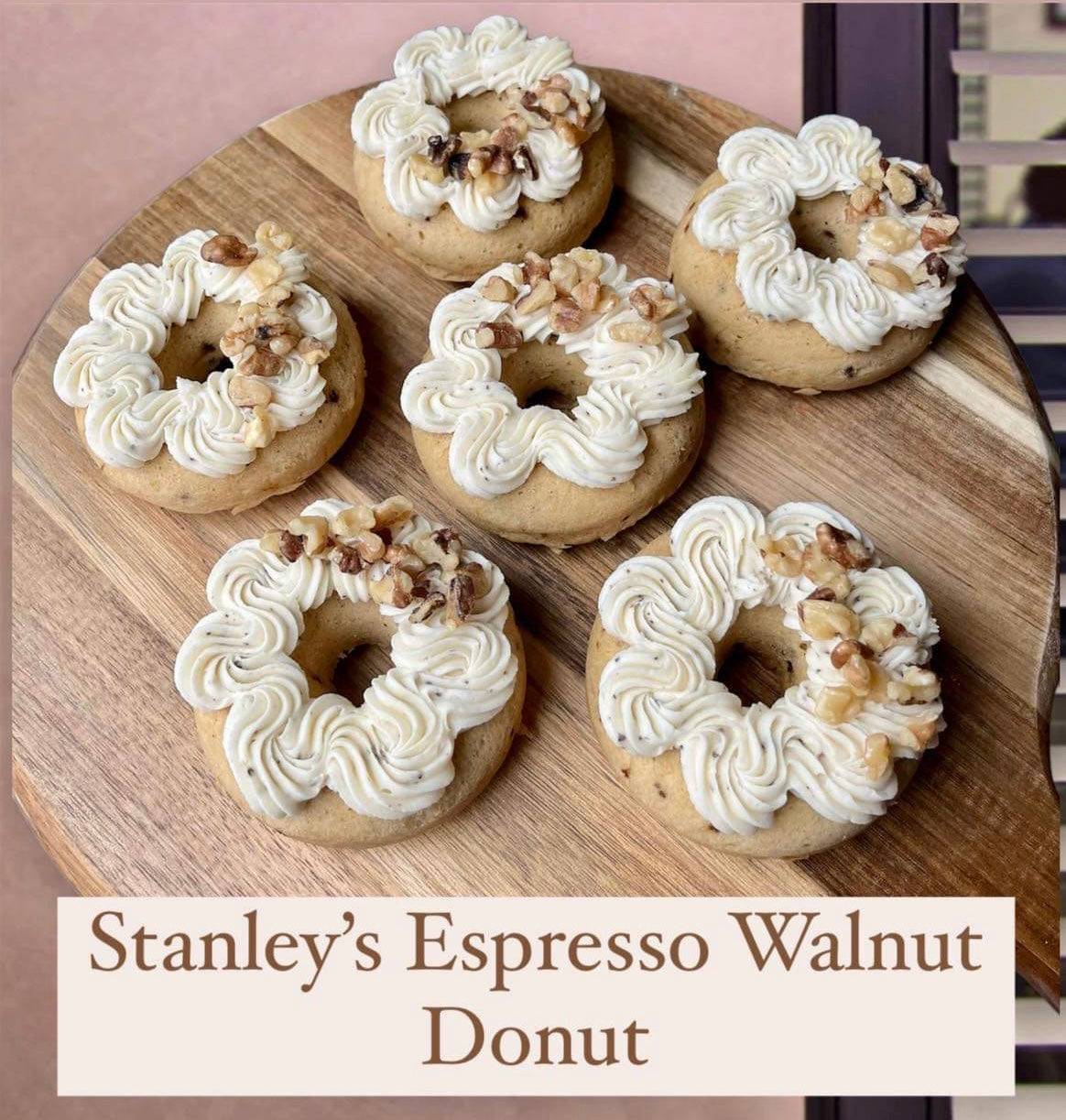 Stanley’s Espresso Walnut Donut Recipe